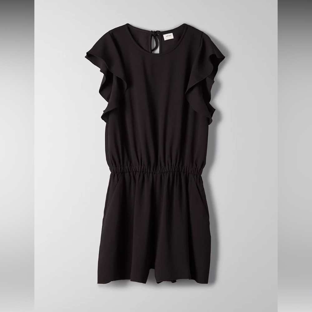 Aritzia Wilfred Fleurette Romper - Light Blue XS - Picture 5 of 6